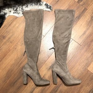 Steve Madden | Taupe Suede Thigh High Boots 👢